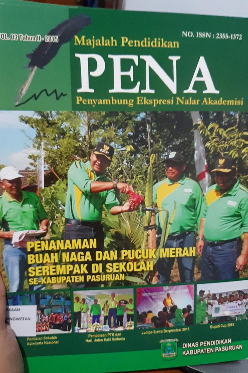 MajalahPendidikan  PENA  Vol. 03 Tahun II -2015